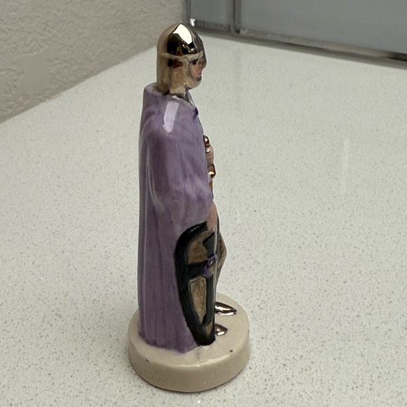 Vintage Chess Piece Alberta Molds Ceramic 1973 Hand Painted Pawn - Picture 6 of 11